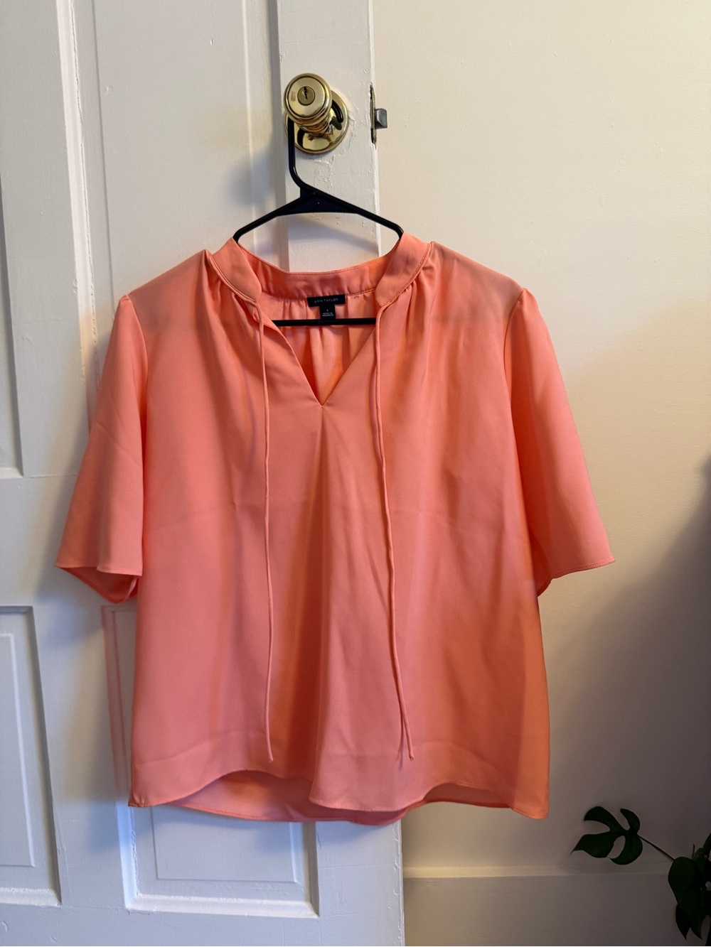 Pink / Orange Ann Taylor Blouse